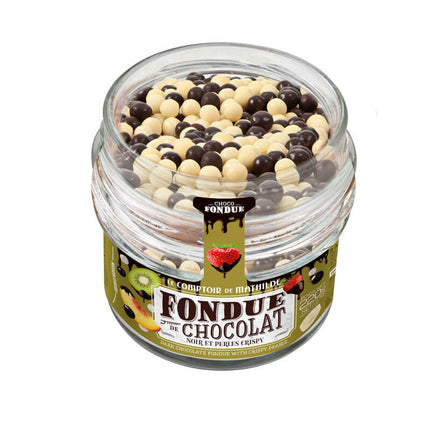 Fondue de Chocolat Noir et Perles Crispy - 220g