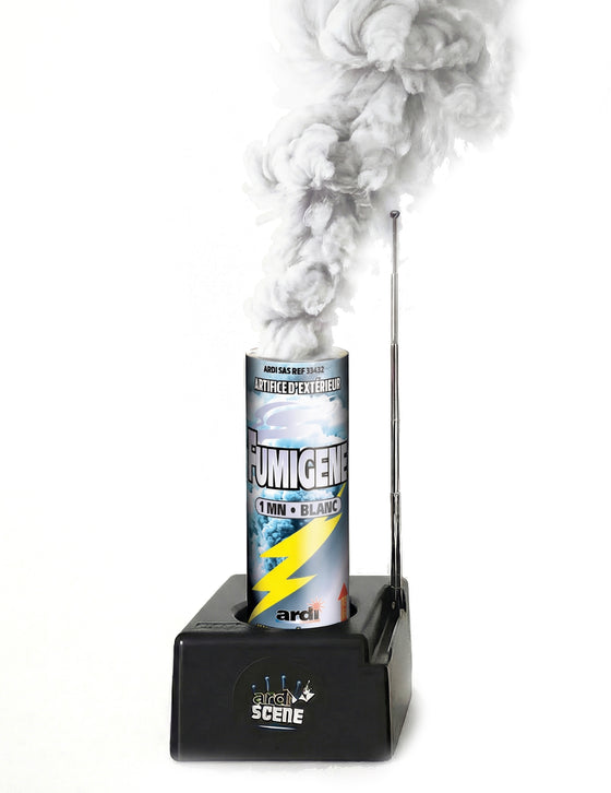 Fumigène à allumage électrique blanc 1 minute