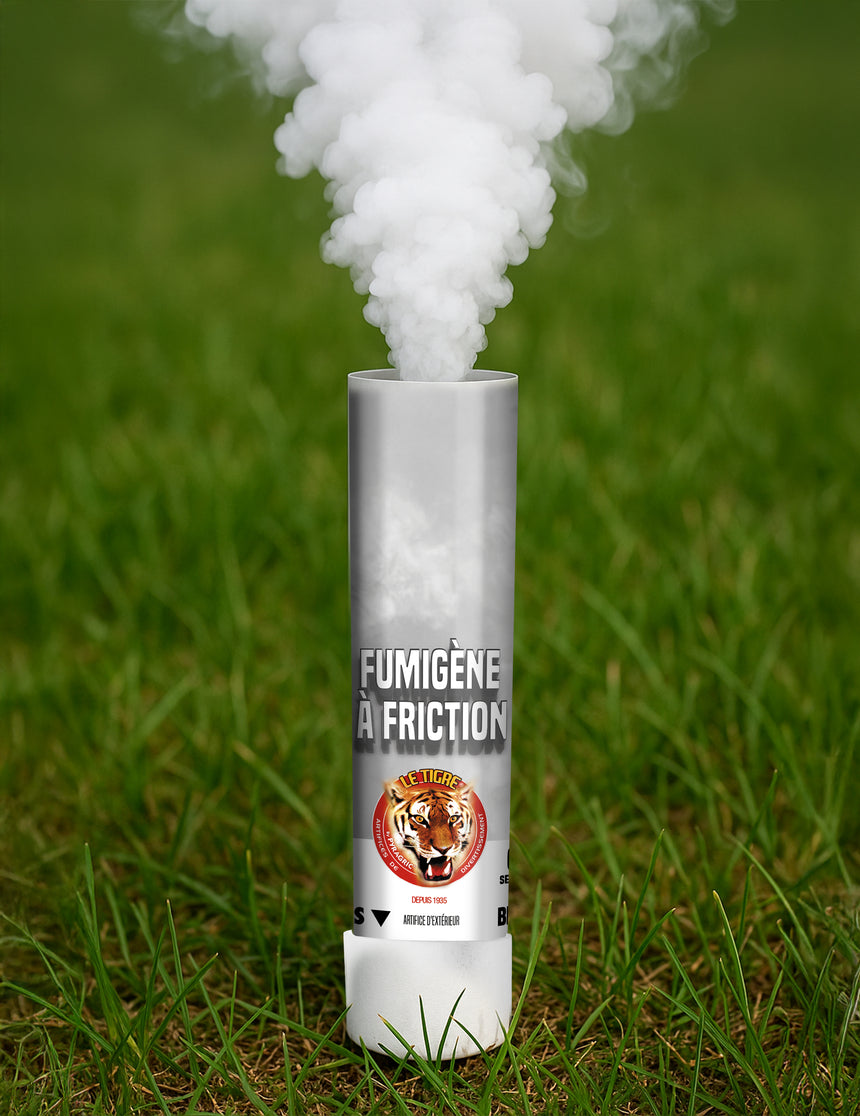 Fumigène à friction blanc 1 minute