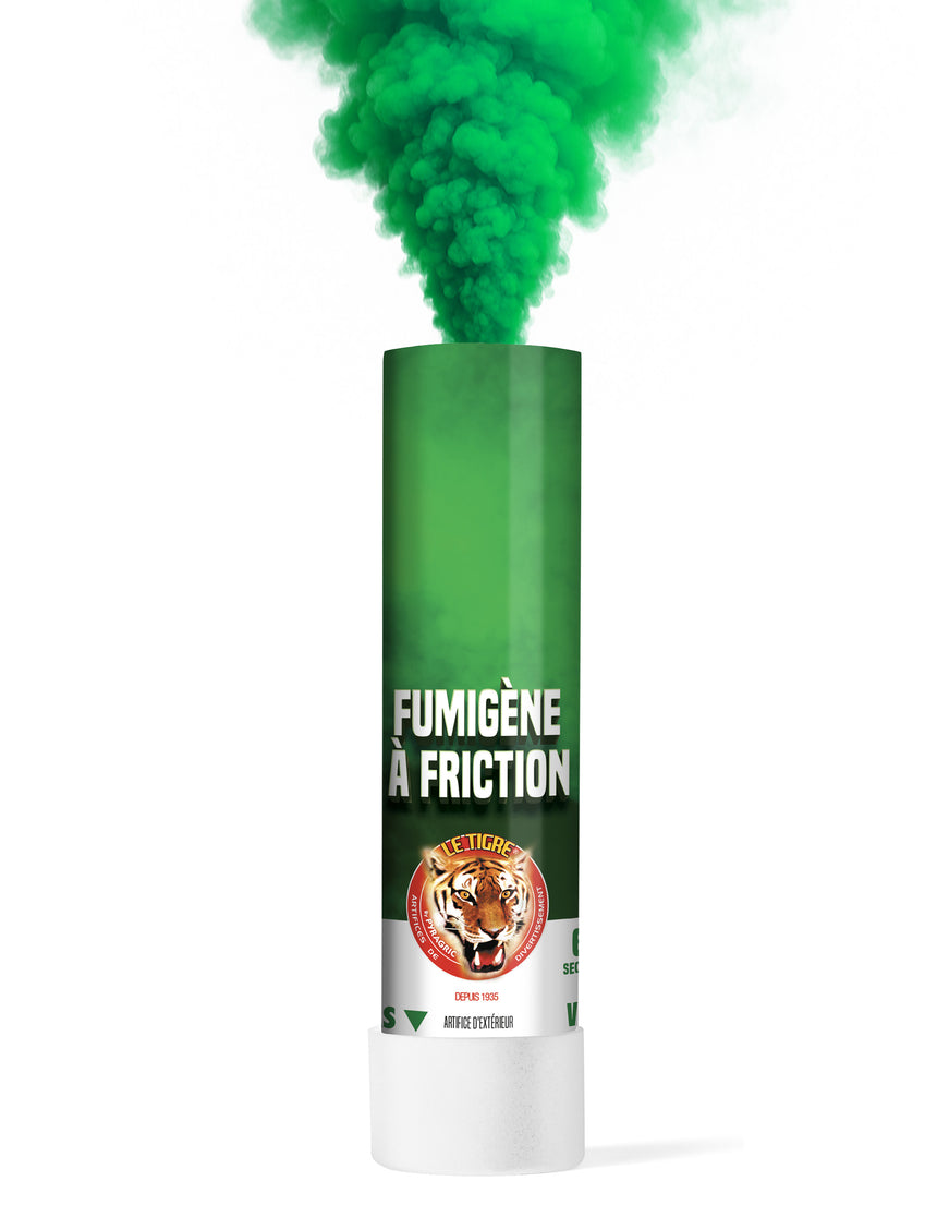 Fumigène à friction vert 1 minute