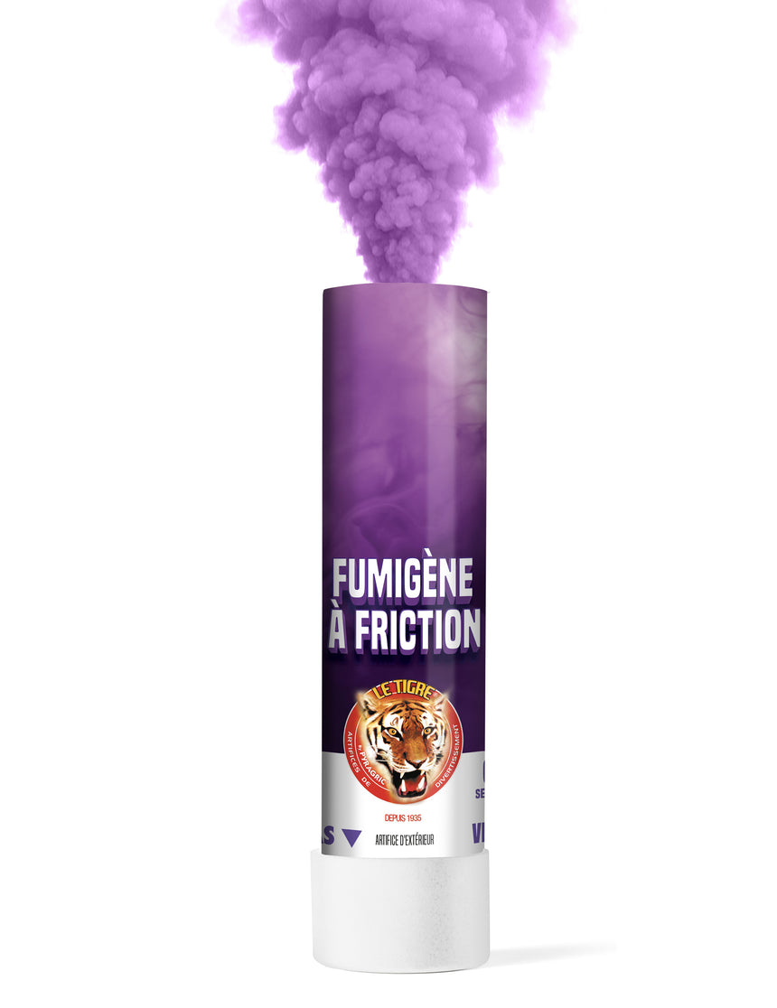 Fumigène à friction violet 1 minute