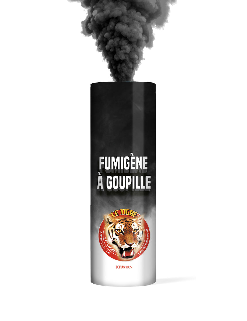 Fumigène à goupille noir 1 minute