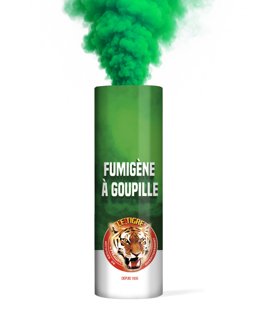 Fumigène à goupille vert 1 minute