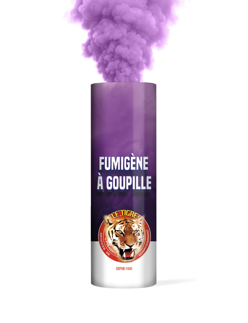 Fumigène à goupille violet 1 minute