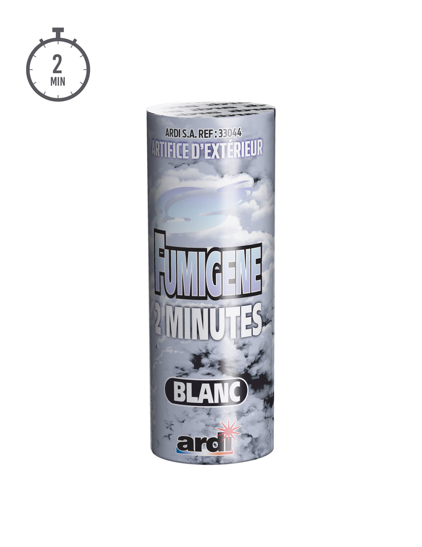 Fumigène en pot blanc 2 minutes