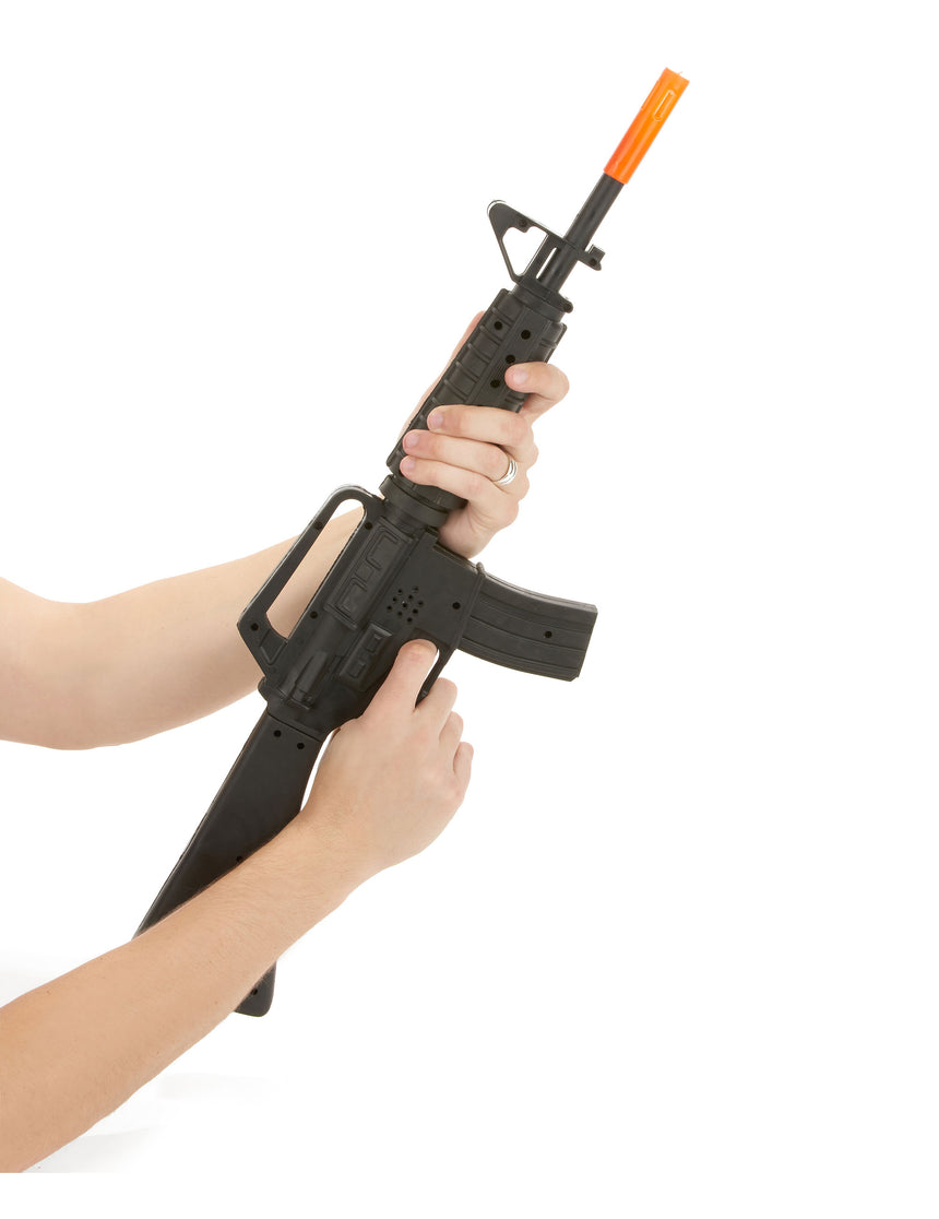 Fusil d'assaut sonore de soldat M16 en plastique