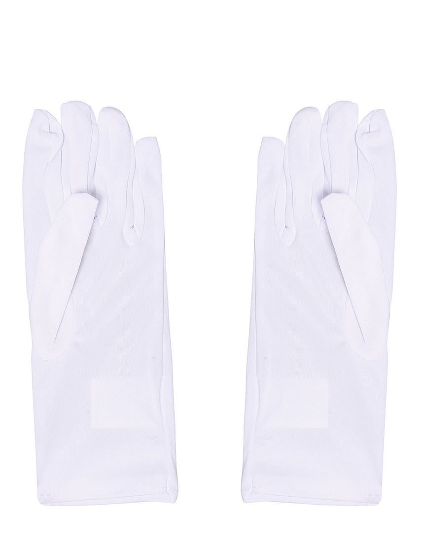 Gants courts blancs enfant
