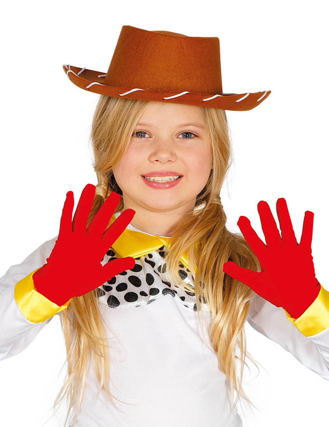 Gants courts rouges enfant