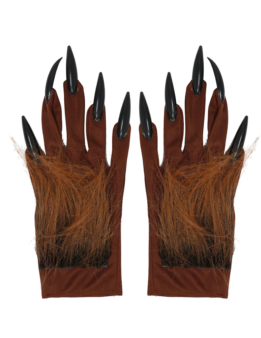 Gants de loup garou à griffes adulte