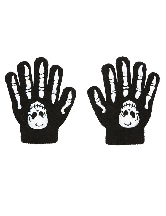 Gants os et crâne enfant