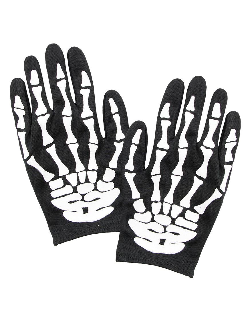 Gants squelette adulte Halloween
