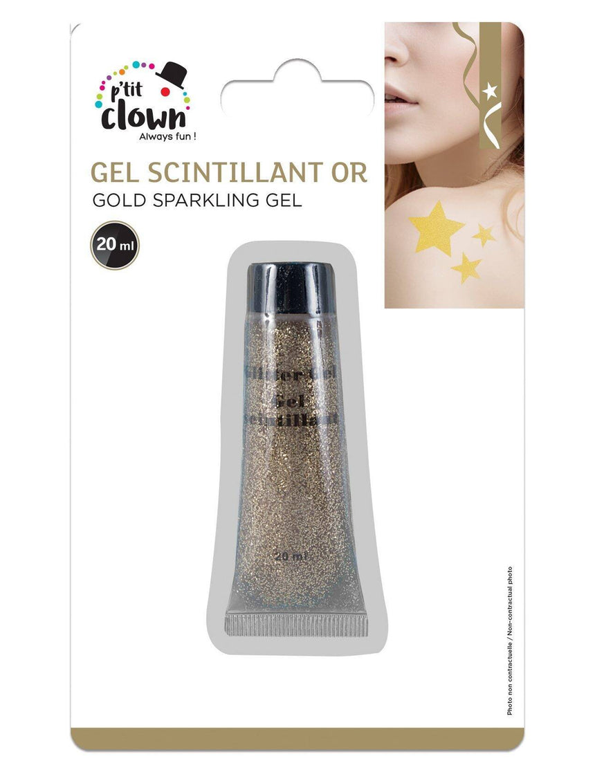 Gel à paillettes dorées 20 ml