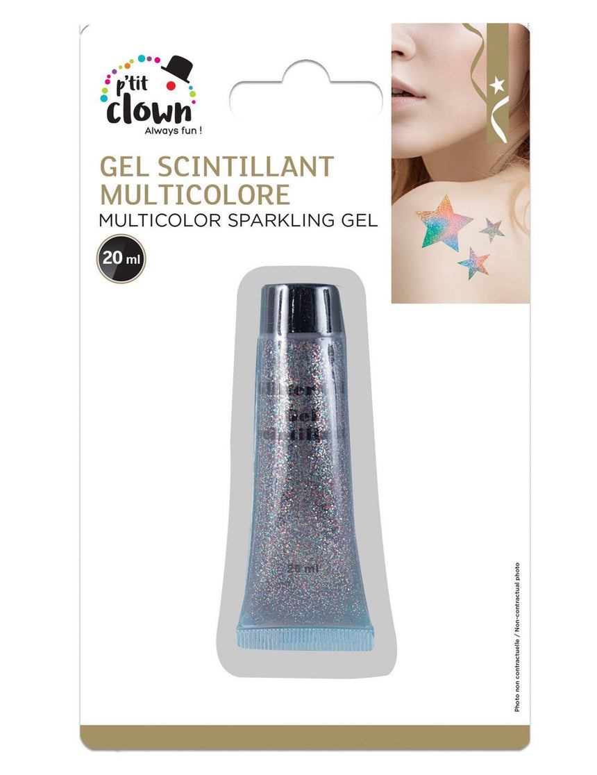 Gel à paillettes multicolores 20 ml