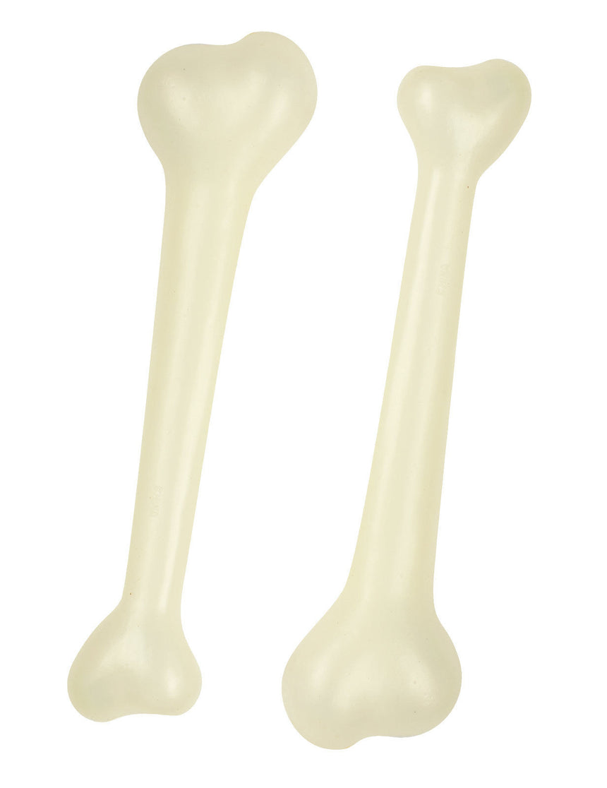 Lot de 2 os phosphorescents 22cm