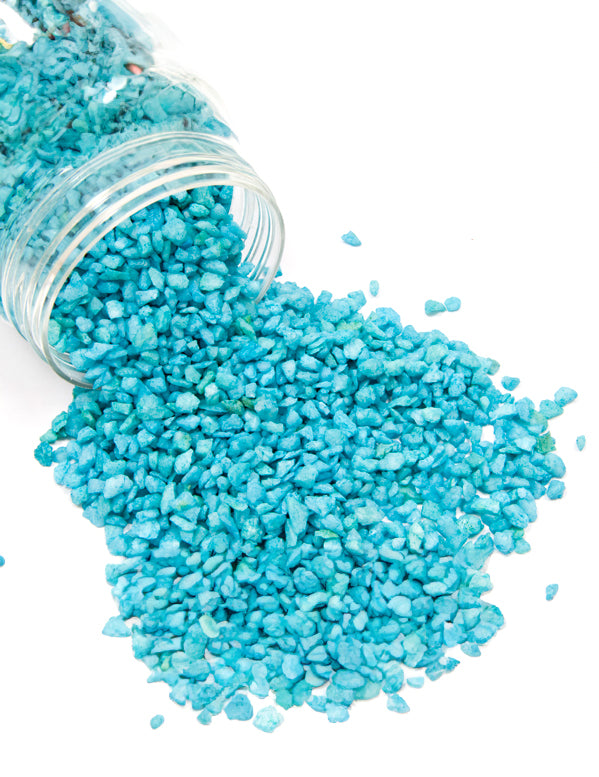 Gravillons turquoise 400 gr pour décoration