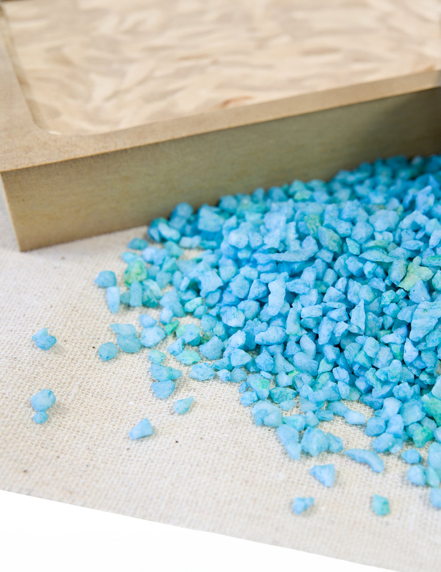 Gravillons turquoise 400 gr pour décoration