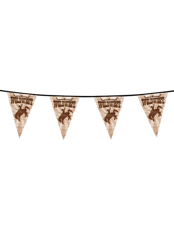 Guirlande fanions Western Wild West 6 m