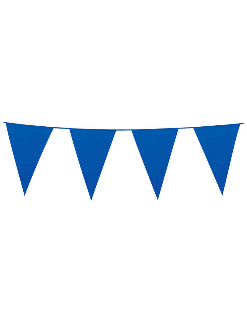 Guirlande à fanions bleus 10m