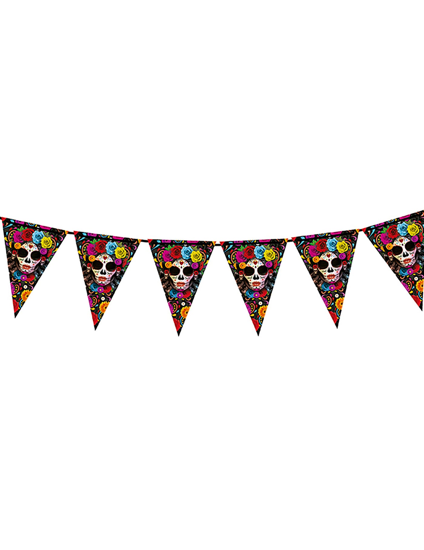 Guirlande à fanions Cartina Dia de los muertos