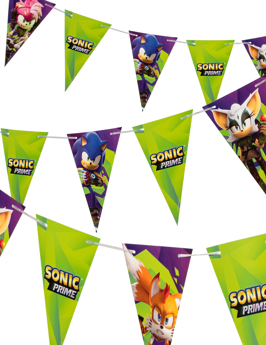 Guirlande à fanions Sonic Prime 2 m