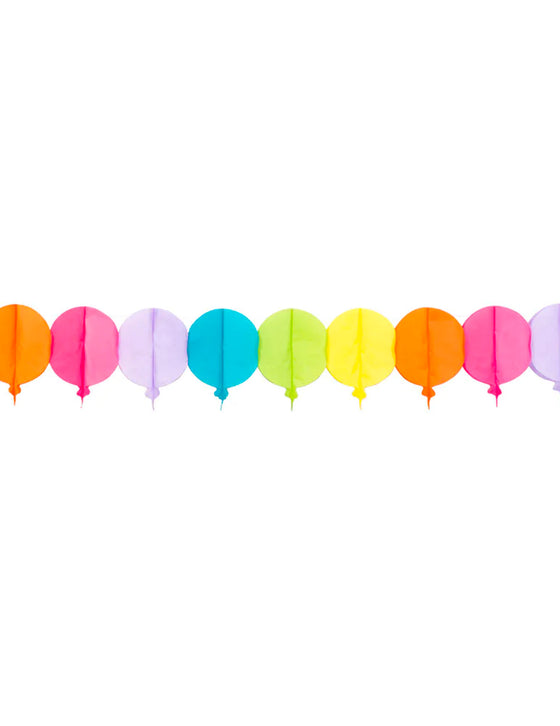 Guirlande ballons en papier 4 m