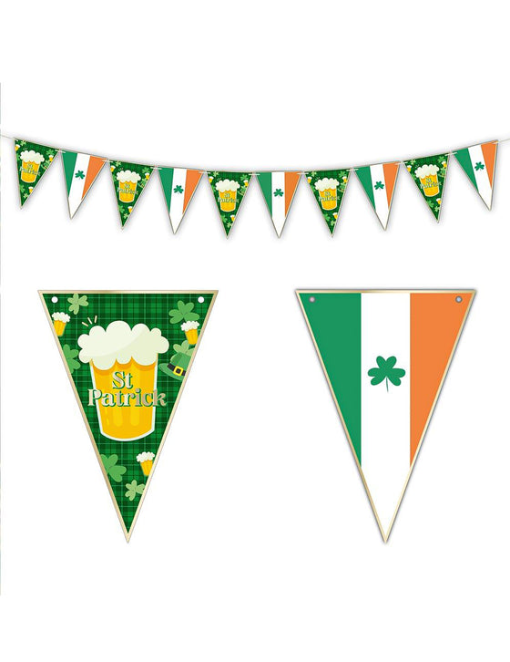 Guirlande de fanions Bière St Patrick 3m
