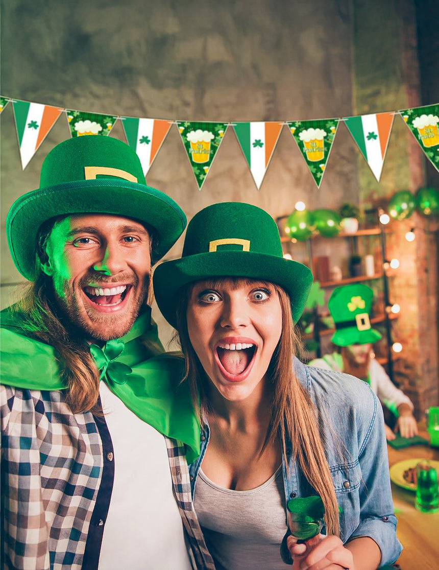 Guirlande de fanions Bière St Patrick 3m
