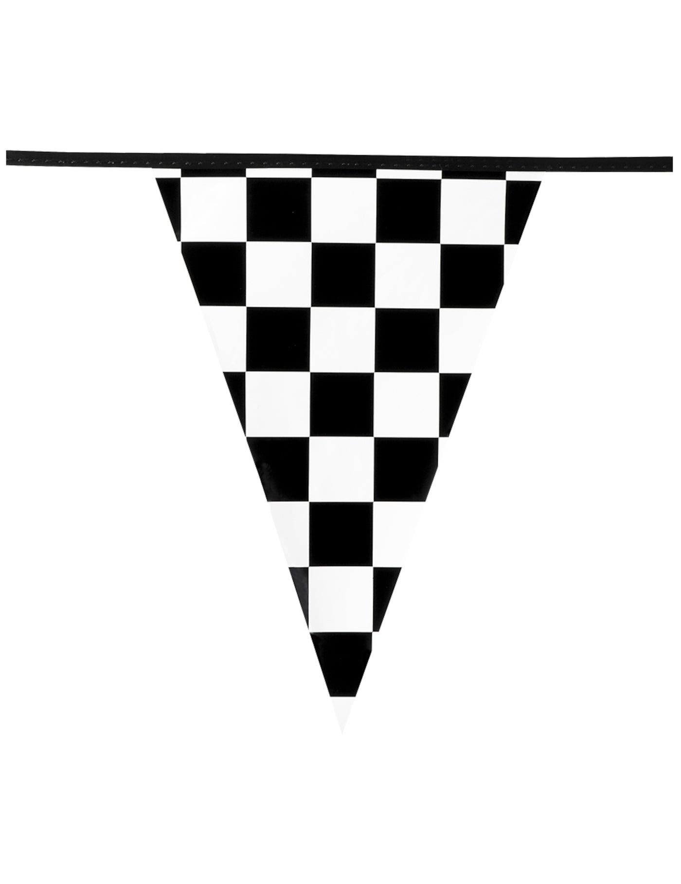 Guirlande de fanions damier 6 m