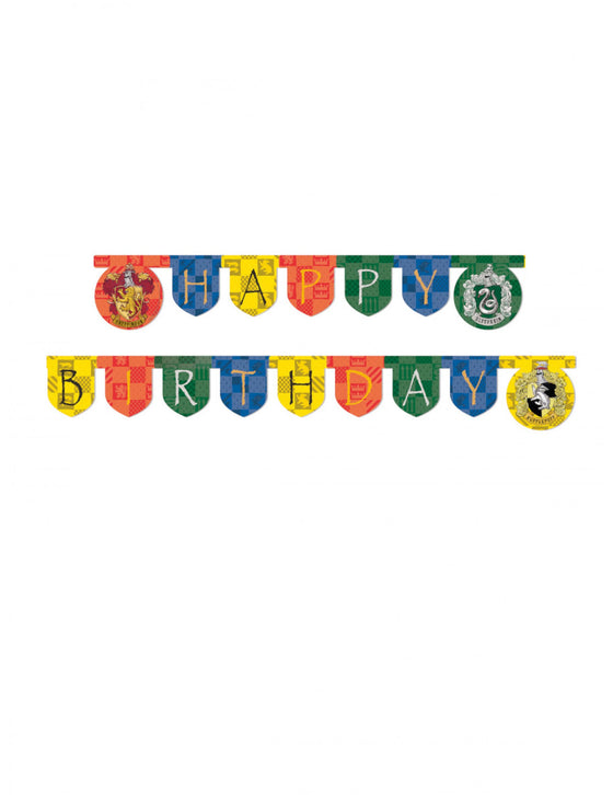 Guirlande en carton Happy Birthday Harry Potter 2 m