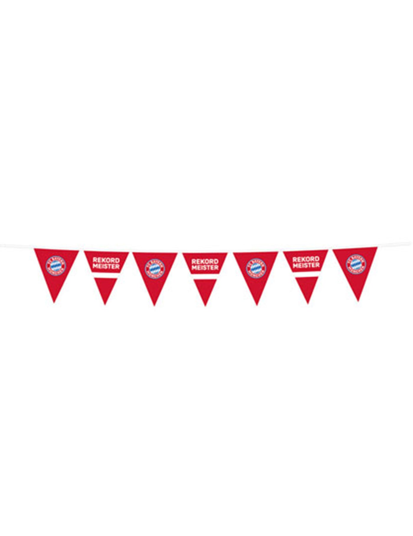 Guirlande fanions en plastique FC Bayern Munich 4m