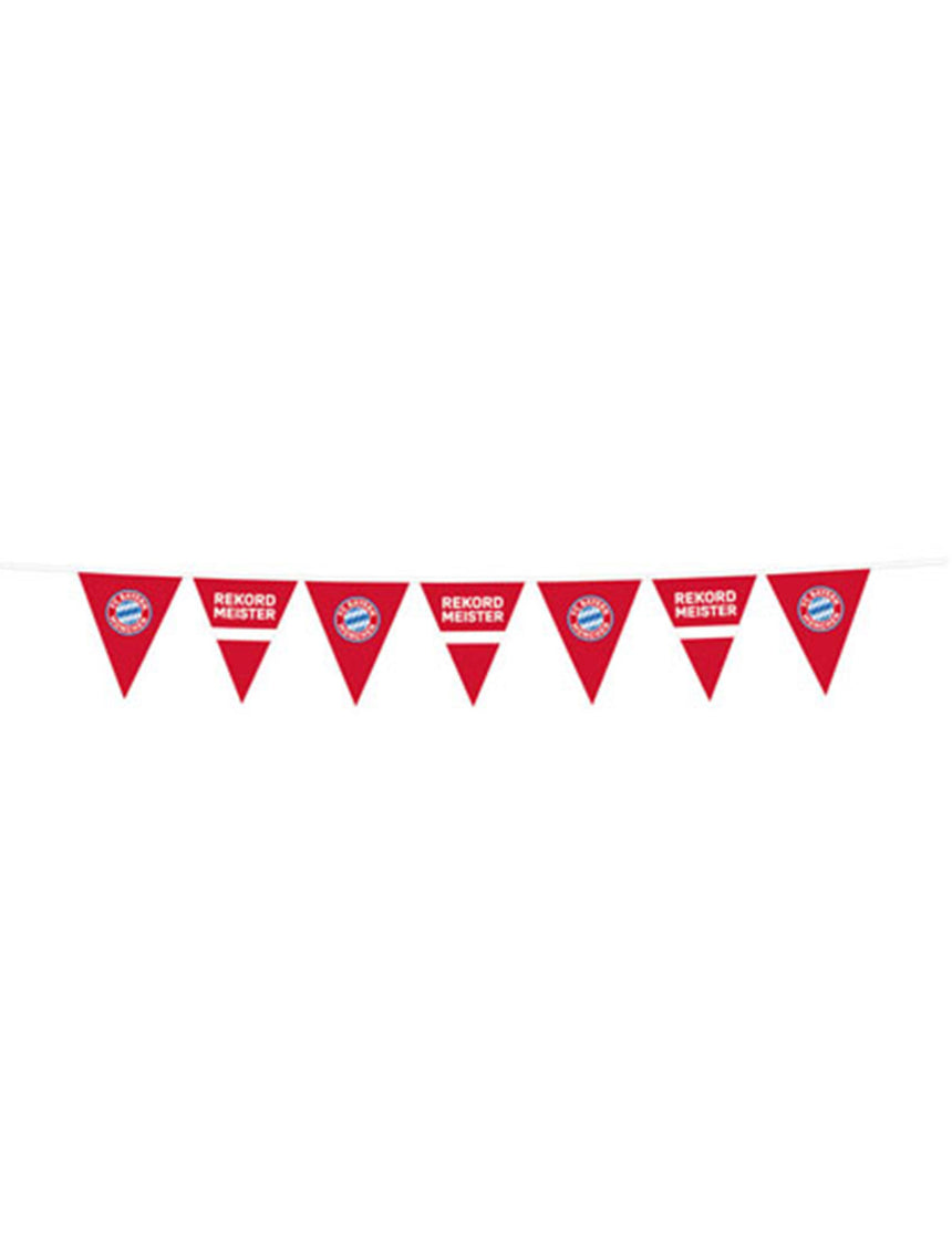 Guirlande fanions en plastique FC Bayern Munich 4m