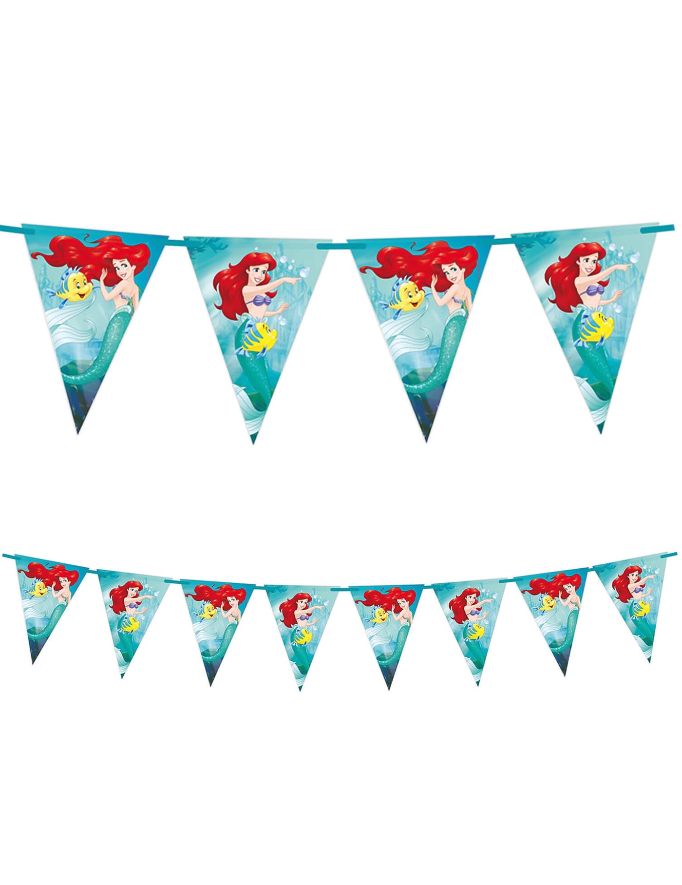 Guirlande fanions papier Ariel 2,3 m