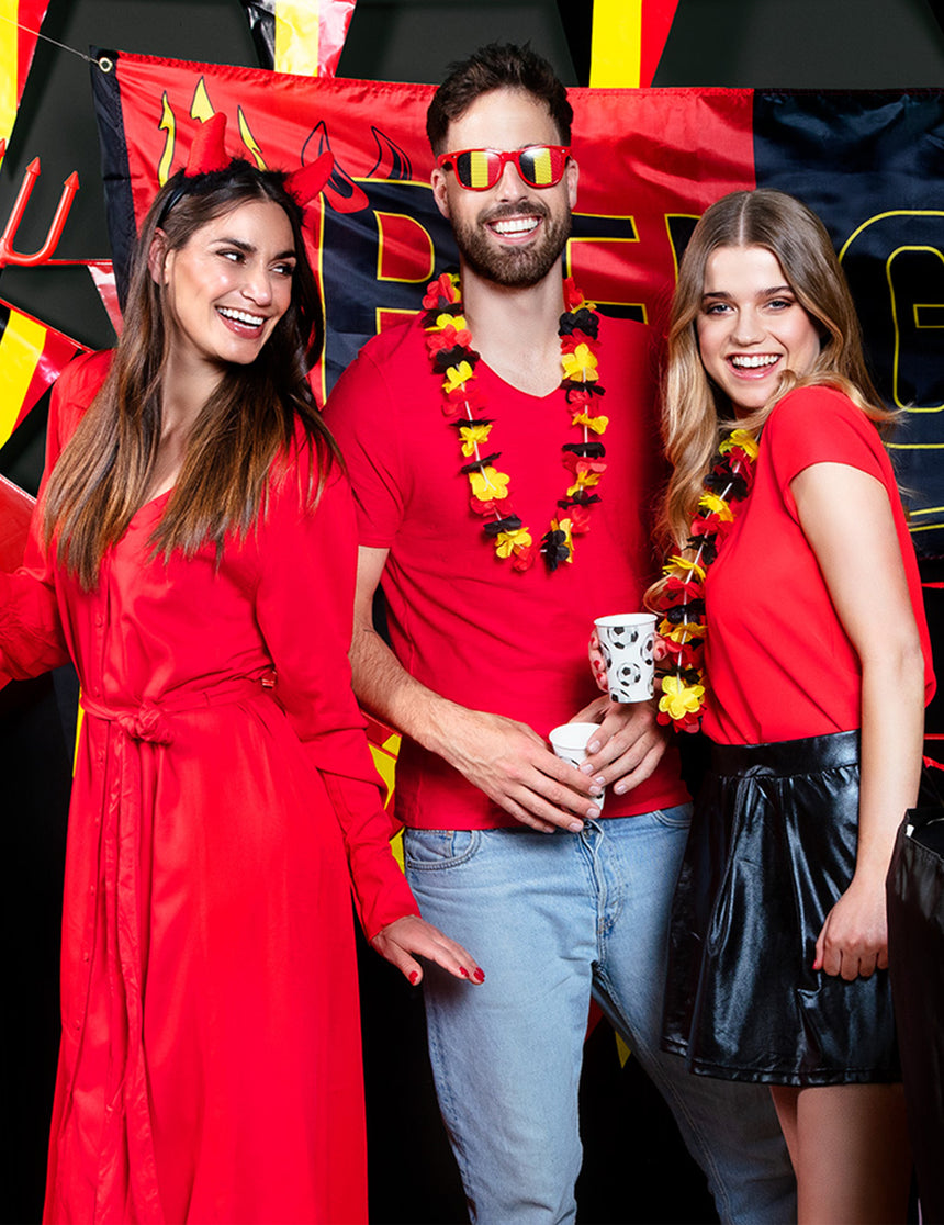 Guirlande fanions supporter Belgique 10 mètres