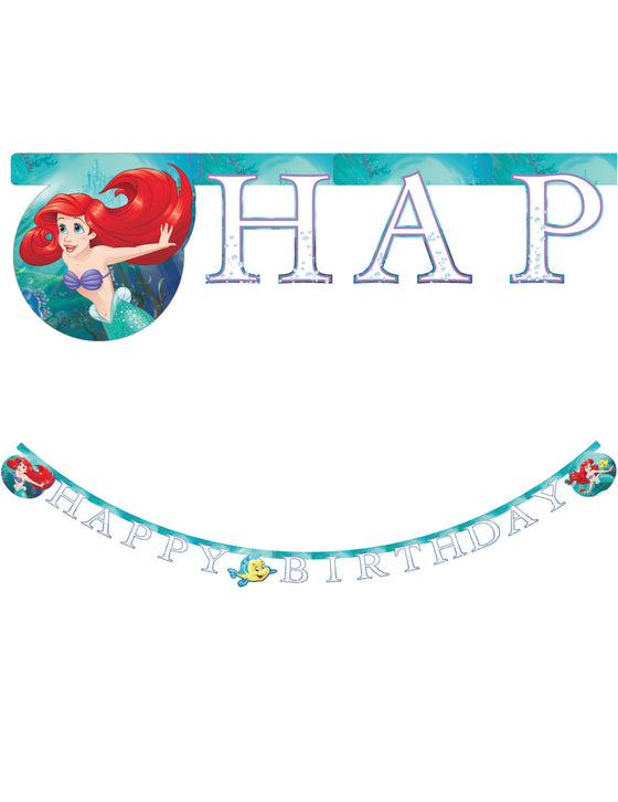 Guirlande Happy Birthday Ariel
