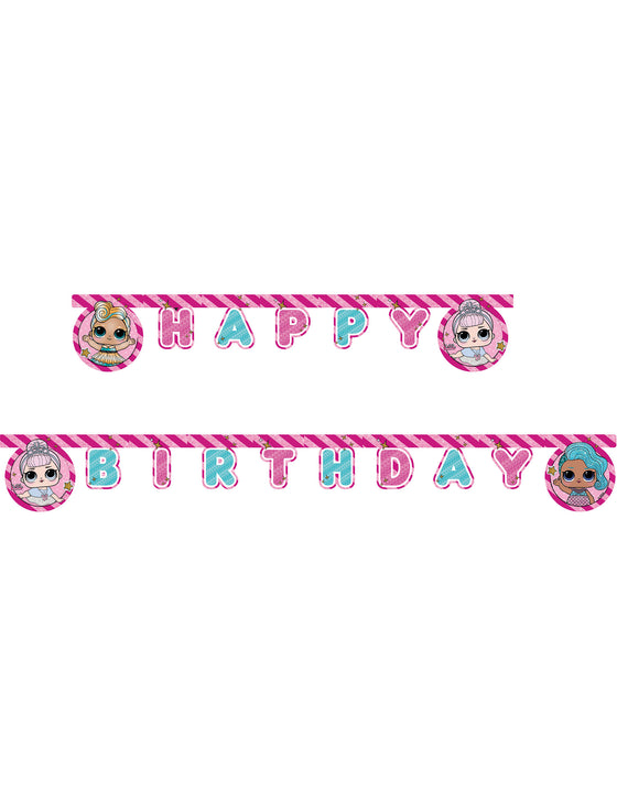 Guirlande Happy Birthday LOL 2 m