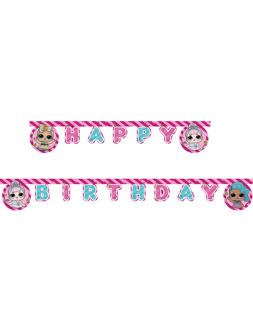 Guirlande Happy Birthday LOL 2 m