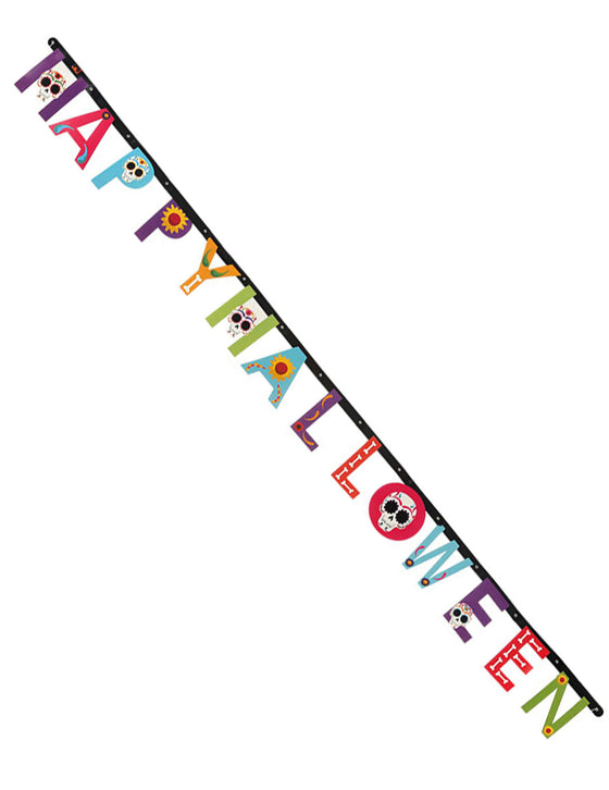 Guirlande Happy Halloween Dia de los Muertos 230 cm