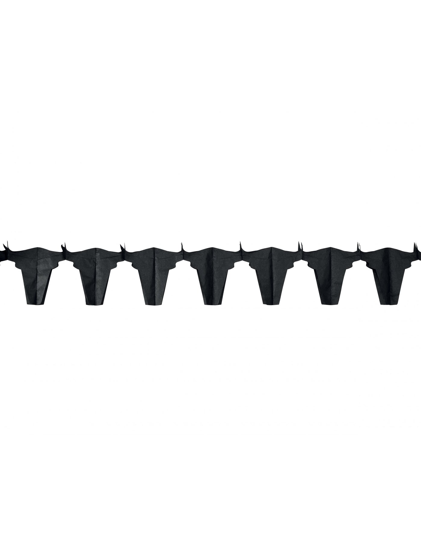 Guirlande papier ignifugé taureau noir4.5 m