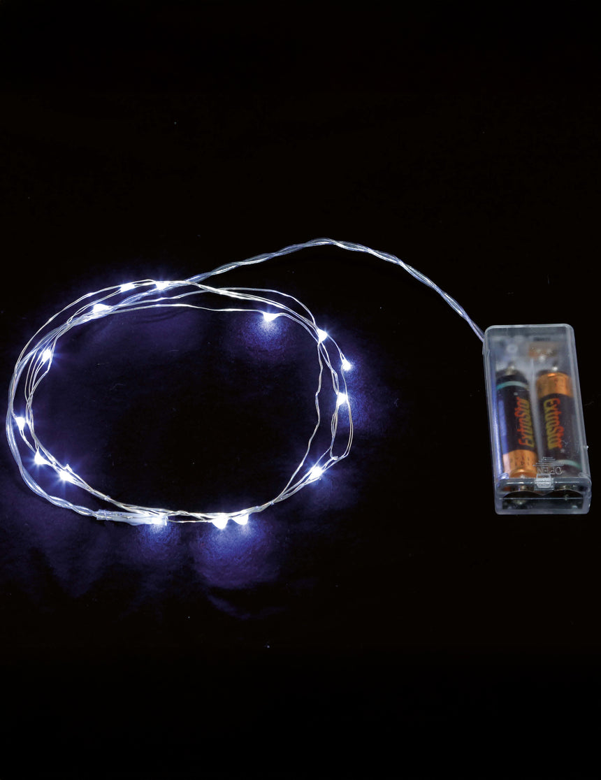 Guirlande lumineuse blanche 2 m à piles