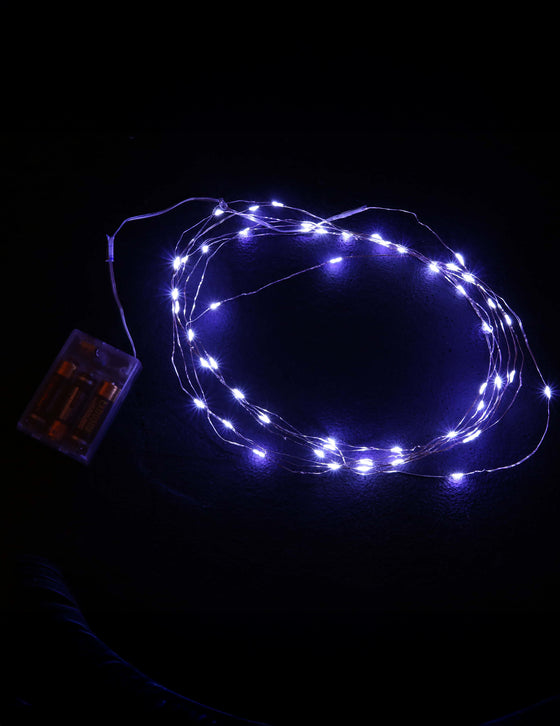 Guirlande lumineuse blanche 5 m à piles