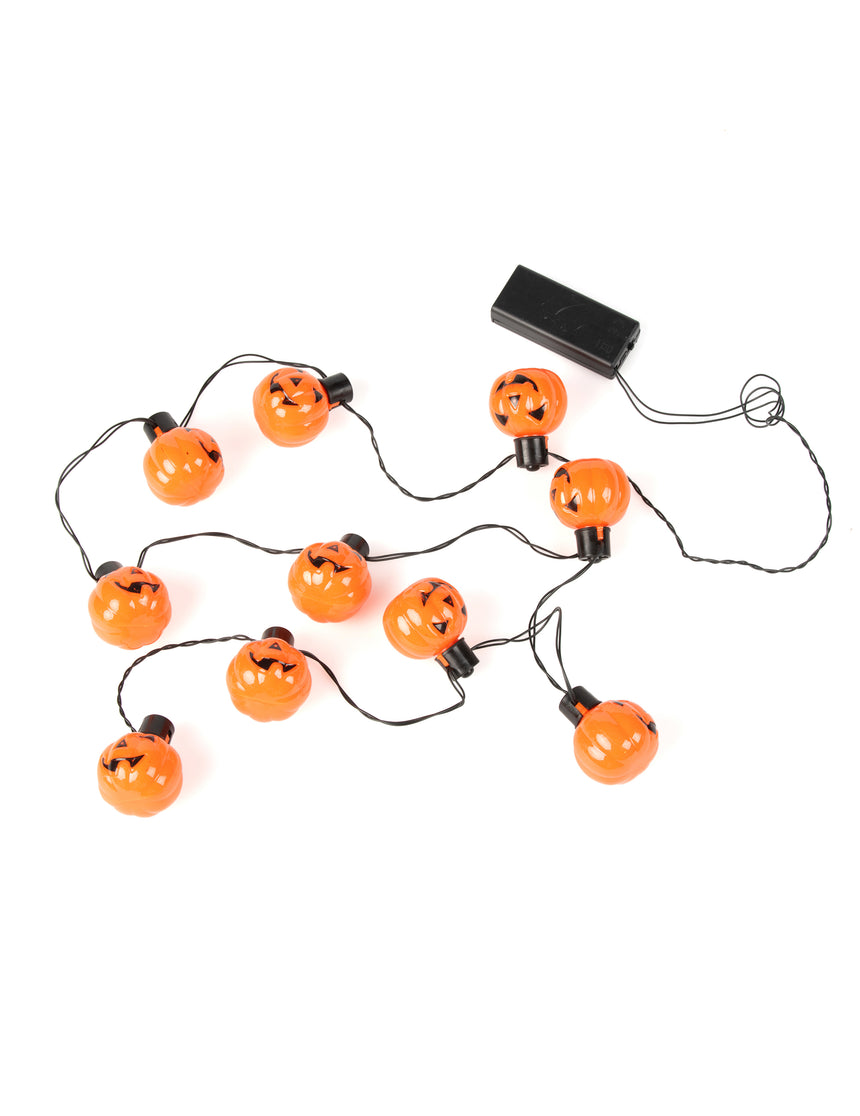 Guirlande lumineuse citrouille 175 cm