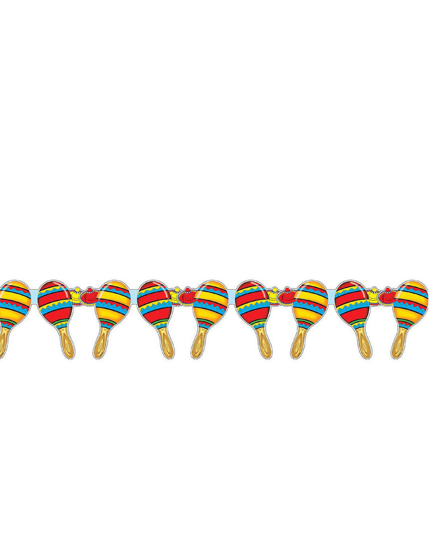 Guirlande maracas mexique 3 mètres
