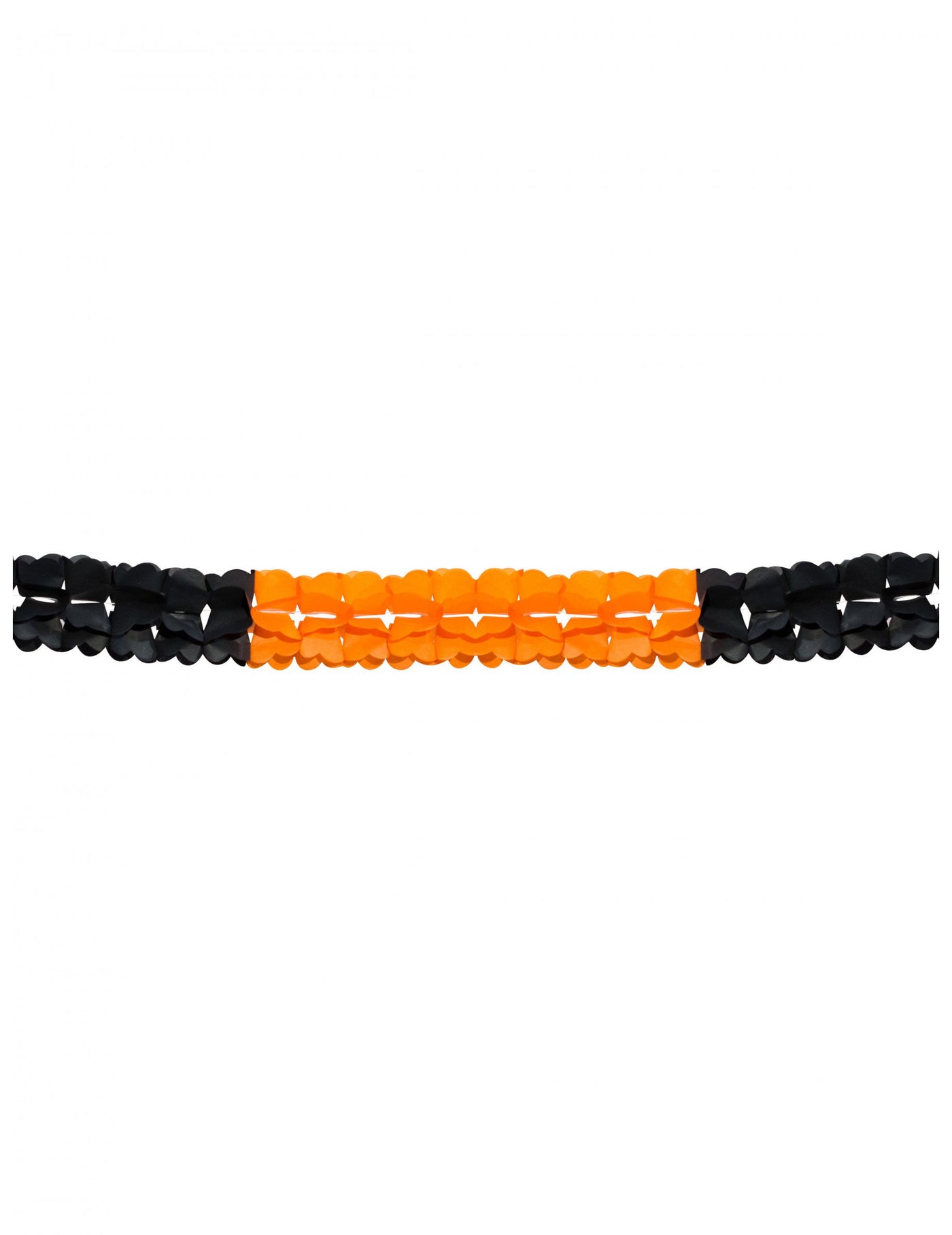 Guirlande orange et noir Halloween