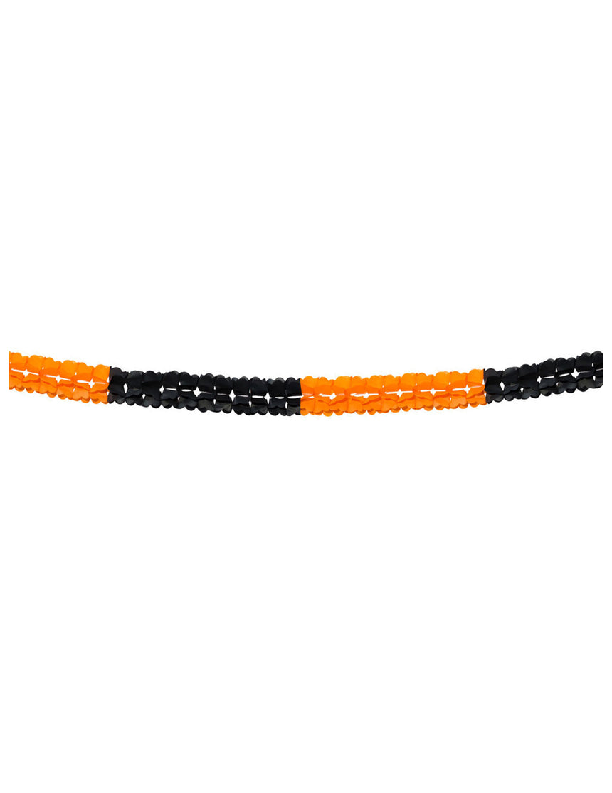 Guirlande orange et noir Halloween