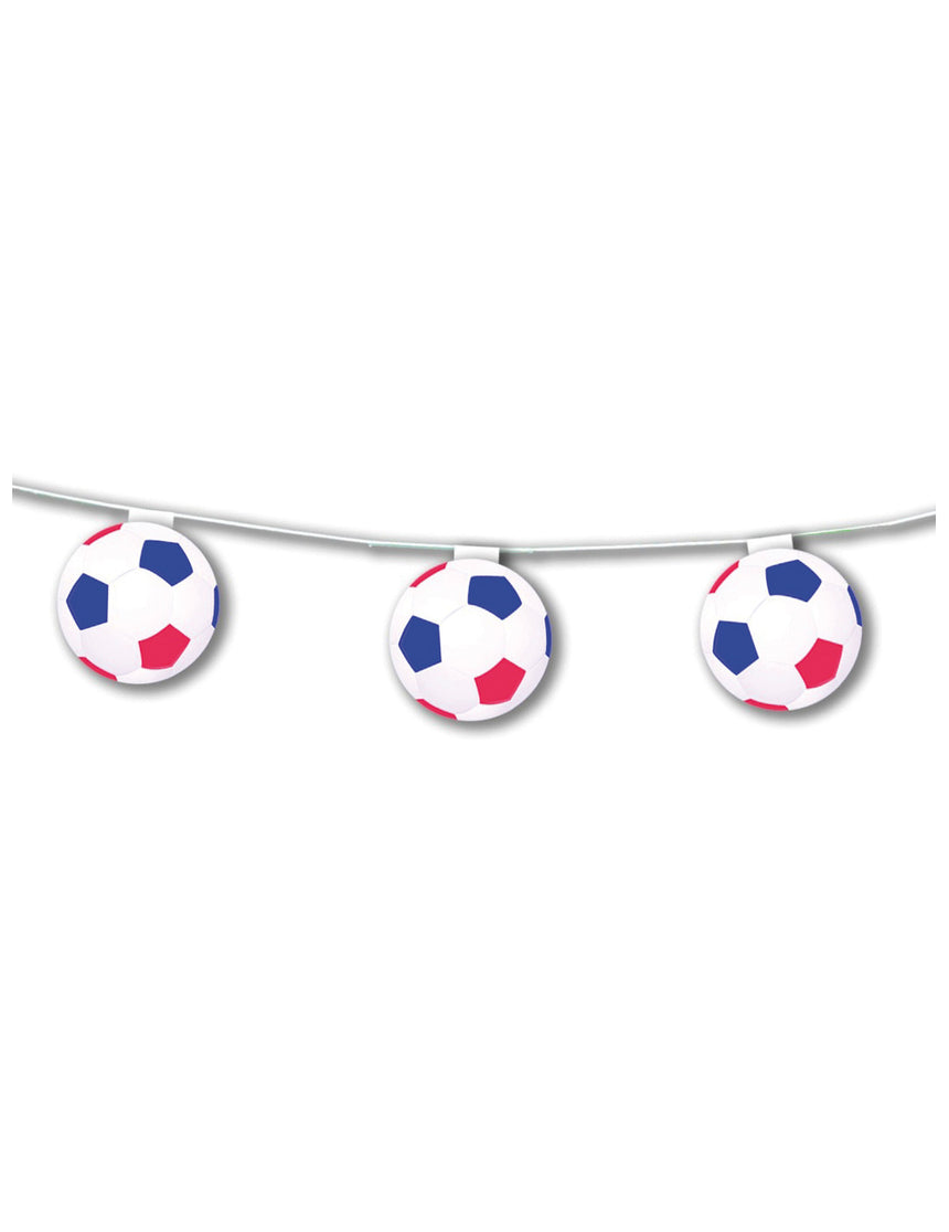 Guirlande papier ignifugé Ballons bleu blanc rouge 3m20