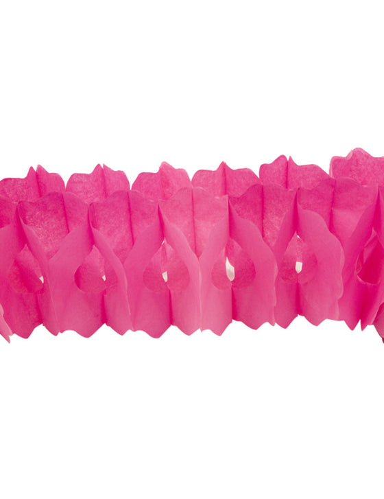 Guirlande papier fuchsia 15cm x 4m