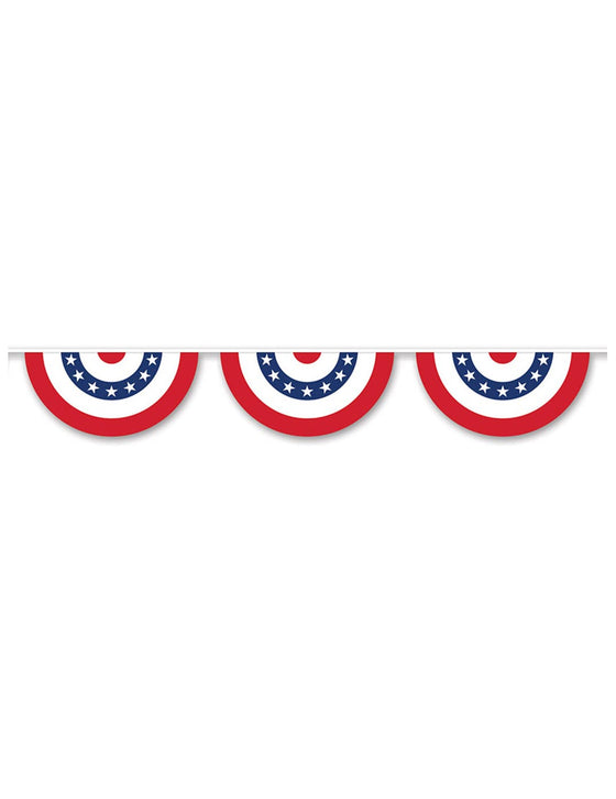 Guirlande en plastique demi cercle USA 3,66 m