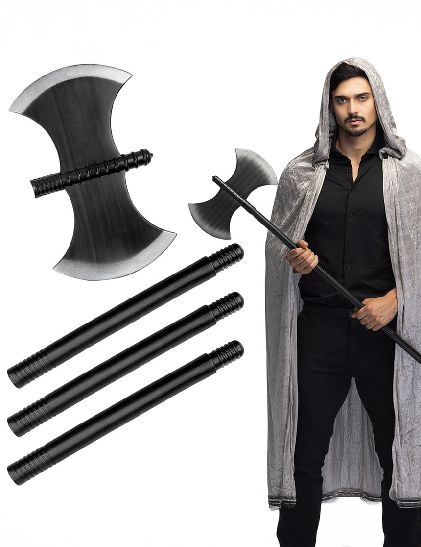 Hache noire en plastique 110 cm