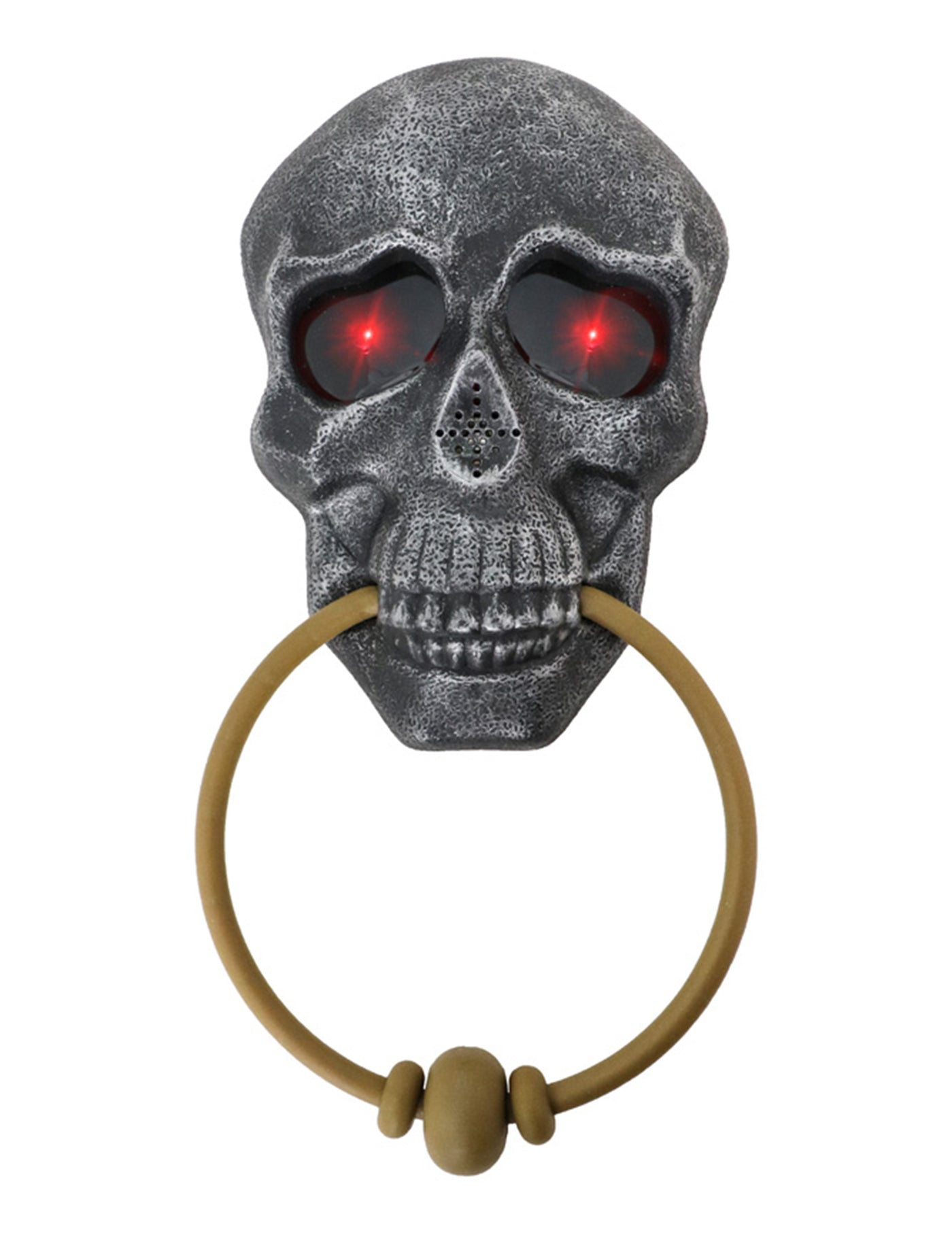 Heurtoir de porte tête de mort lumineux et sonore 27cm