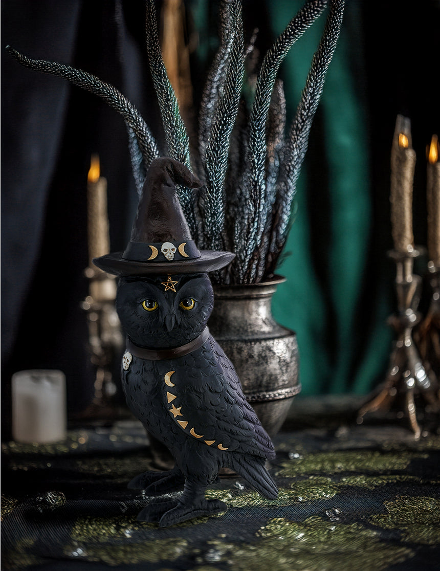 Hibou de sorcier occulte 31 cm
